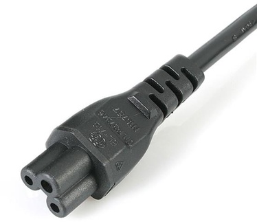 Startech.com 1 m laptop-voedingskabel 3 sleuven voor VK BS-1363 naar C5 klaverbladvoedingskabel