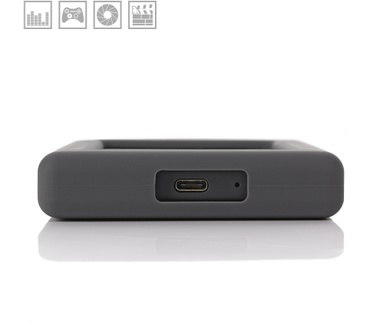 Oyen Digital U32 Shadow Dura, 4TB USB-C Portable SSD, Rugged 4TB Grijs