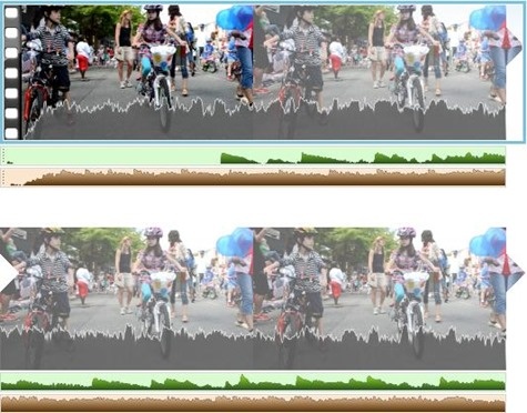 Waveform in Windows Movie Maker