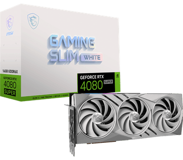 MSI GeForce RTX 4080 SUPER 16G GAMING SLIM WHITE