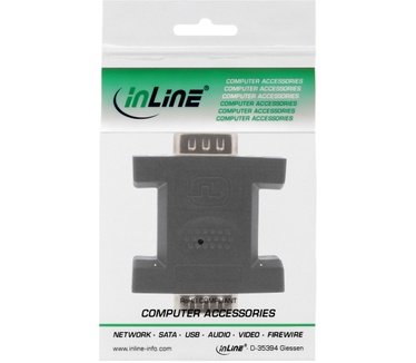 InLine Sub-D/Sub-D M/M Zwart