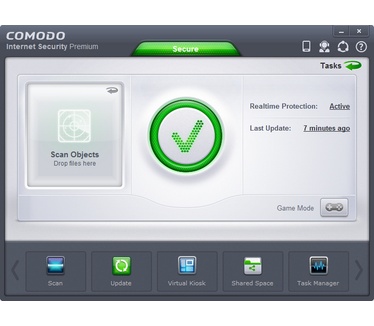 Comodo Internet Security screenshot (620 pix)