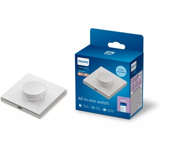 Philips Slimme draaischakelaar, handige besturing, dimmen, oplaadbare batterij