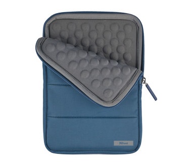 Trust Nylon Anti-Shock bubble sleeve for 7" tablets - blue