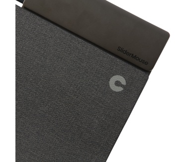 Contour Design SliderMouse Pro draadloos met Extended polssteun in stof Lichtgrijs