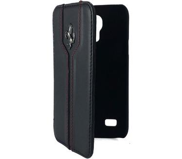 Ferrari Monte Carlo Leather Case - Samsung Galaxy S4 Mini - Zwart  Zwart