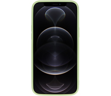 Mobiparts Silicone Cover Apple iPhone 12 Pro Max Pistache Green