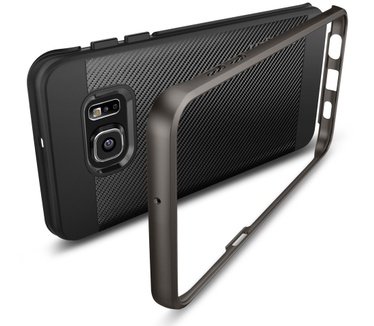 Spigen Neo Hybrid Carbon Samsung Galaxy S6 edge Plus Case Grijs