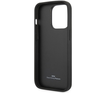 BMW Leather Diamond Back Case - iPhone 14 Pro Max (6.7") - Rood Rood