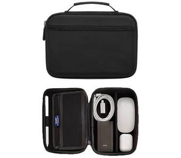 WiWu Hard EVA Case organizer voor elektronische accessoires Zwart