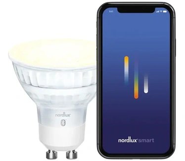 Nordlux 2070031000 Gloeilamp-lamp Energielabel F (A - G) GU10 Globe Besturing via App, Dimbaar 1 stuk(s)