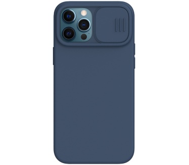 Nillkin CamShield Magnetic Silicone Case iPhone 12 Pro Max Blauw Blauw