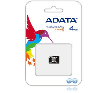 Adata microSDHC 4GB Class 6