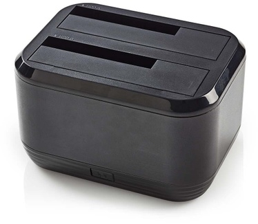 Nedis Hard Disk Docking station Zwart