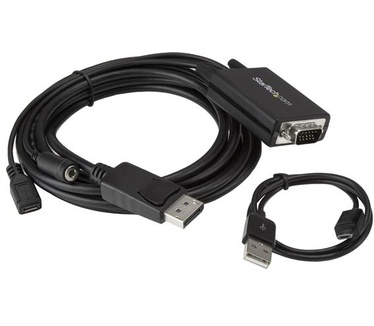 Startech.com DisplayPort naar VGA adapter kabel met audio 3m