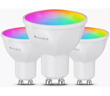 Nanoleaf Essentials Matter GU10 Smart Bulbs (3 Pack)