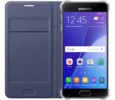 Samsung Galaxy A3 (2016) Flip Wallet (Galaxy A3) Zwart