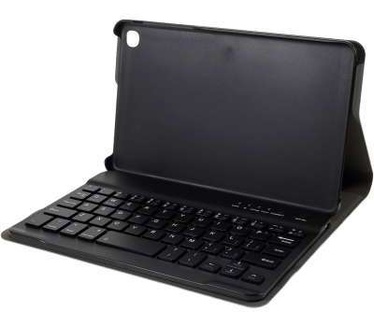 qMust Samsung Galaxy Tab A 8.4 2020 Slimline QWERTY Bluetooth Keyboard zwart
