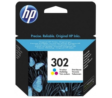 HP 302 originele drie-kleuren inktcartridge