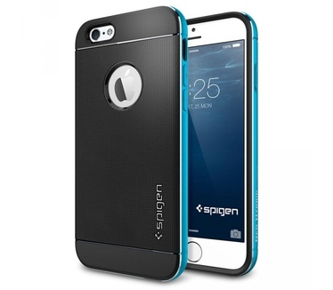 Spigen Case Neo Hybrid Metal Apple iPhone 6 SGP11039 (Metal Blue) voor iPhone 6