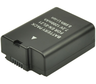 2-Power Digital Camera Battery 7.4v 1200mAh