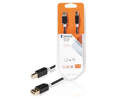 König USB A - USB B M/M 2m