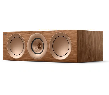 Kef KEF R6 Meta Center Luidspreker Walnoot (Zwart)