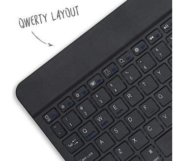 Accezz QWERTY Bluetooth Keyboard Bookcase