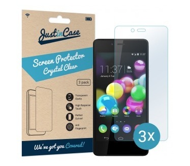 Just in Case Screen Protector Wiko Highway Pure - 3 stuks - Crystal Clear