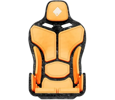 SIMGASM Atlas Formula - Carbon-look, oranje kussens