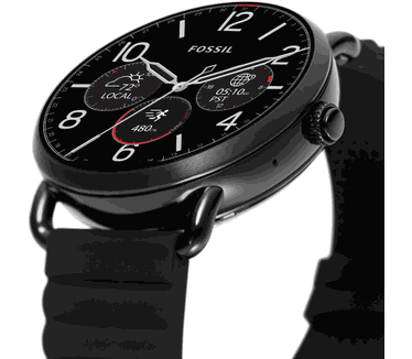 Fossil Q Wander Zwart (Zwart)