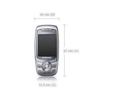 Samsung E740 Zilver
