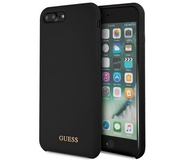 Guess Silicone HardCase voor Apple iPhone 7/8 Plus (5.5") - Zwart  Zwart