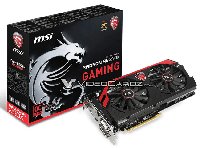 MSI Radeon R9 290X 8GB