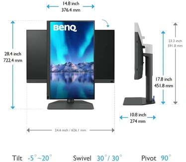 BenQ Creative Pro SW272QN Zwart