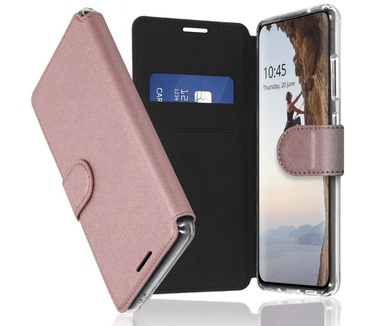 Accezz Xtreme Wallet Bookcase Samsung Galaxy S22 Ultra - RosГ© Goud
