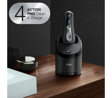 Braun Series 9 9360cc Nieuwste Generatie Elektrisch Scheerapparaat, Clean&Charge-station, Noir