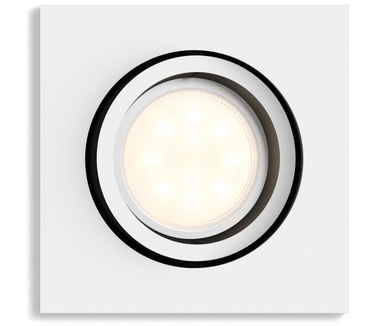 Philips Hue Milliskin Inbouwspot Wit Vierkant (excl DIM Switch)