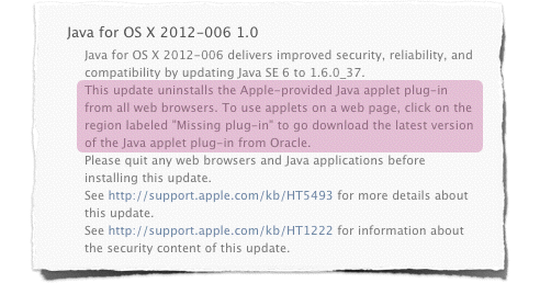 OS X Java plugin