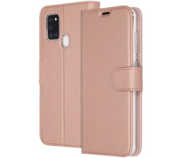 Accezz Wallet Softcase Booktype (Galaxy A21s) Rosé Goud