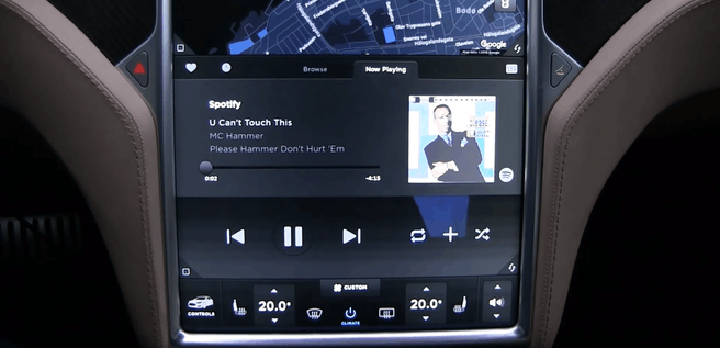Tesla+Spotify