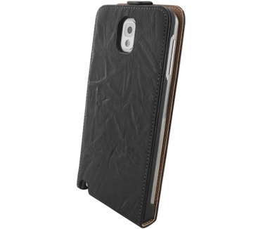 Mobiparts Mobiparts Vintage Flip Case Samsung Galaxy Note 3 Black