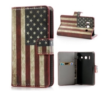 qMust Wallet Case met stand Huawei Ascend Y300 (USA)