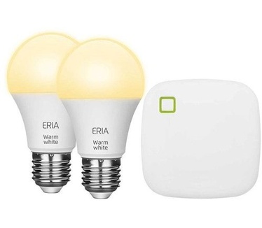 AduroSmart ERIA Startpakket 2x E27 lamp Warm White + ZigBee Hub