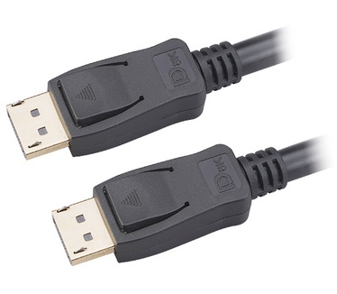 Akasa 8K DisplayPort to DisplayPort cable, 5m Zwart