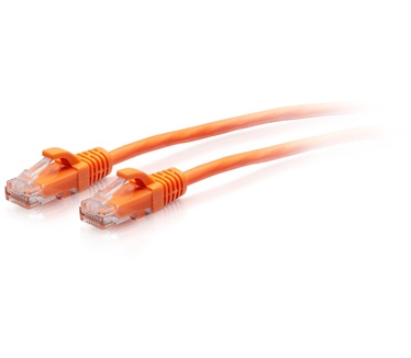 CablesToGo 2.1m Cat6a Snagless Unshielded (UTP) Slim Ethernet Patchkabel - Oranje