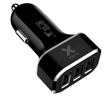 Xtorm Power Car-plug 3 USB ports