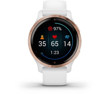 Garmin Venu 2S Rosé Goud (Wit)