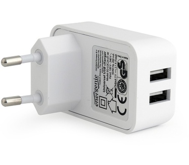 Gembird 2-port universal USB charger