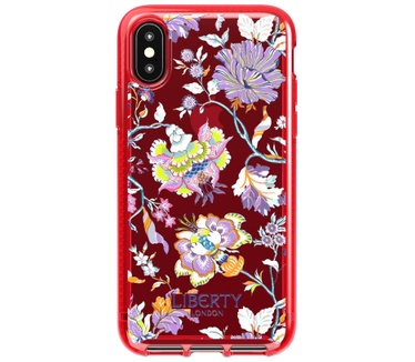 Tech21 Pure Clear ChristelleLiberty iPXs-Red